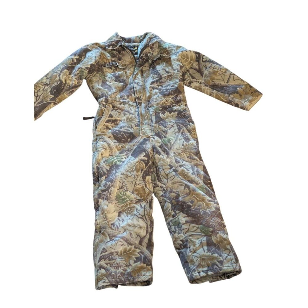 Master Sportsman Youth Insulated Camo Hunting Coveralls Jumpsuit, Medium 10/12